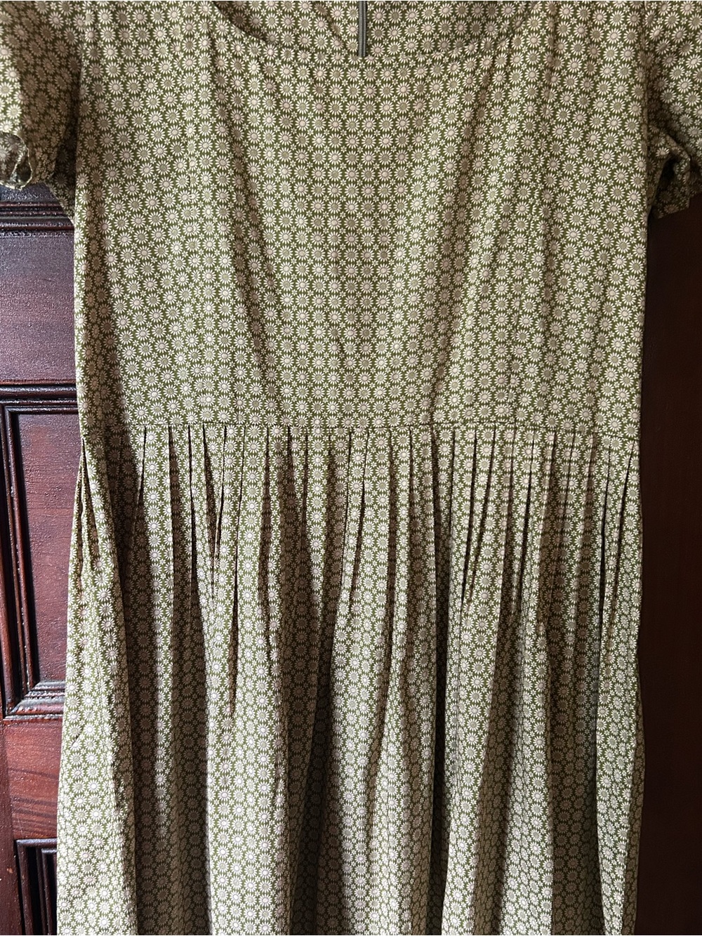 Christy Dawn The Scarlet Maxi Dress in Willow Daisy Dot 90s Inspired Cottagecore - Picture 7 of 10